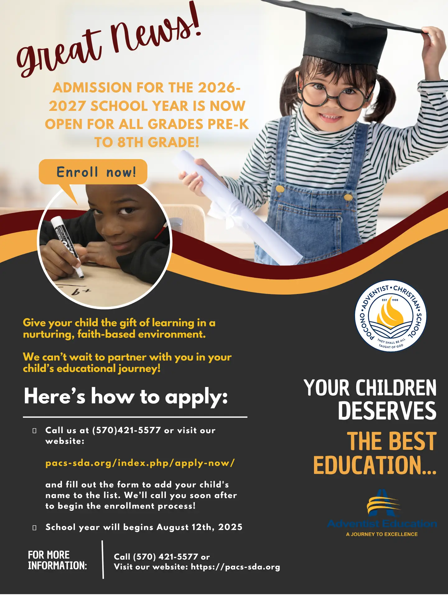 Pre-K and Kindergarten Admission Flyer 2026-2027 (3)